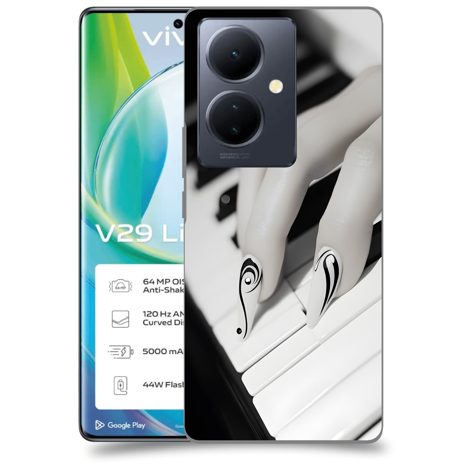 ACOVER Kryt na mobil VIVO V29 Lite 5G - Piano