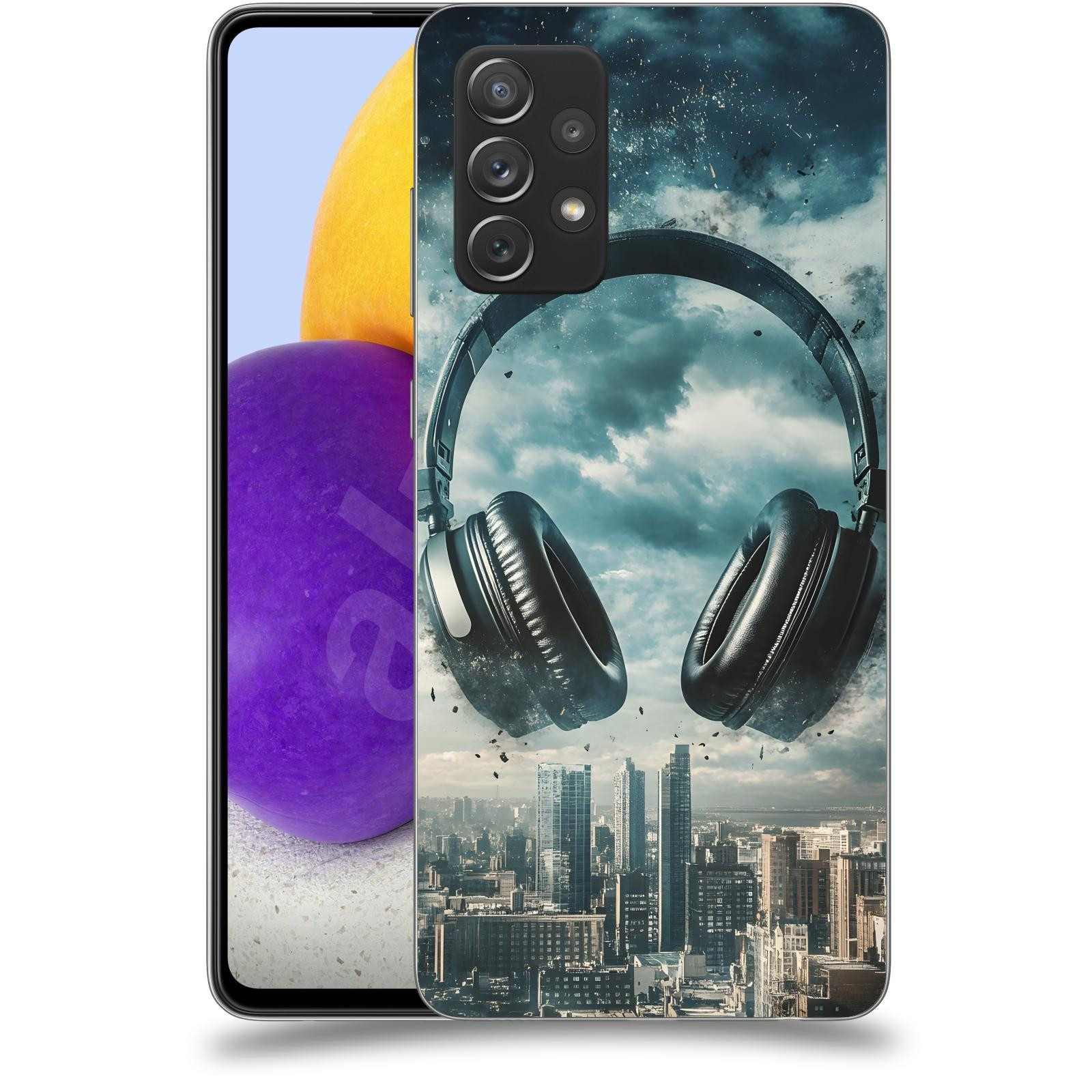 ACOVER Kryt na mobil Samsung Galaxy A72 A725F - Sluchátka