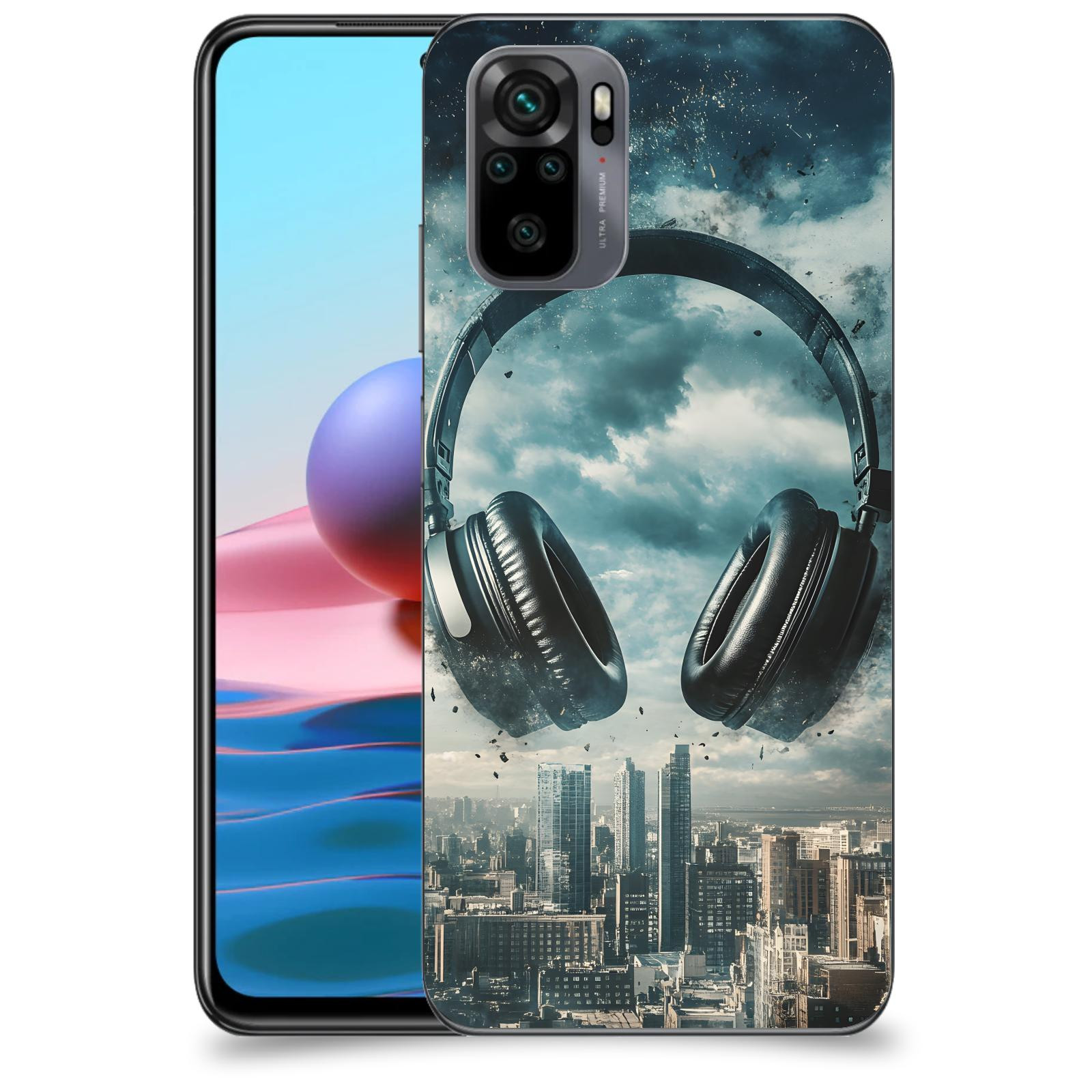 ACOVER Kryt na mobil Xiaomi Redmi Note 10 - Sluchátka