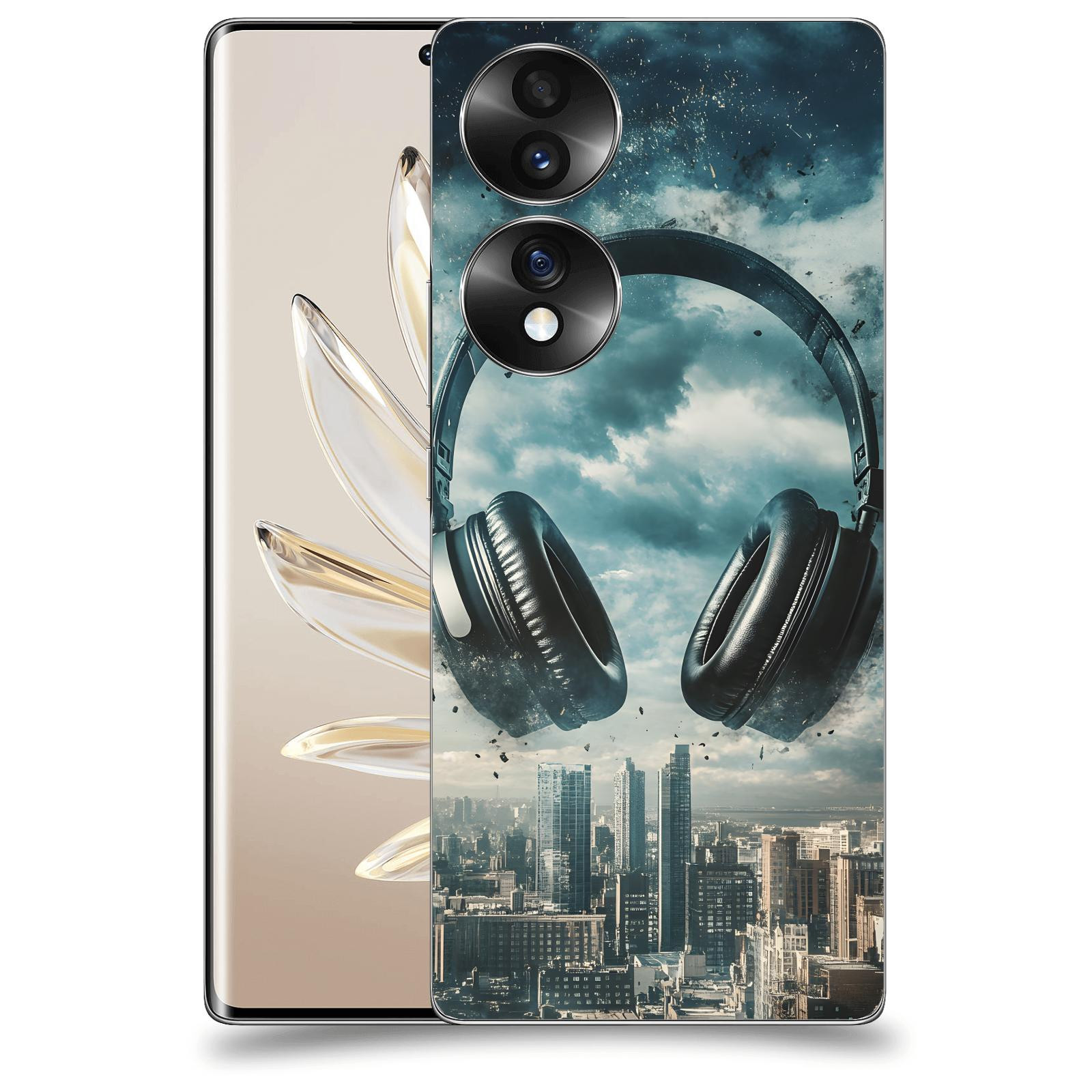 ACOVER Kryt na mobil Honor 70 - Sluchátka