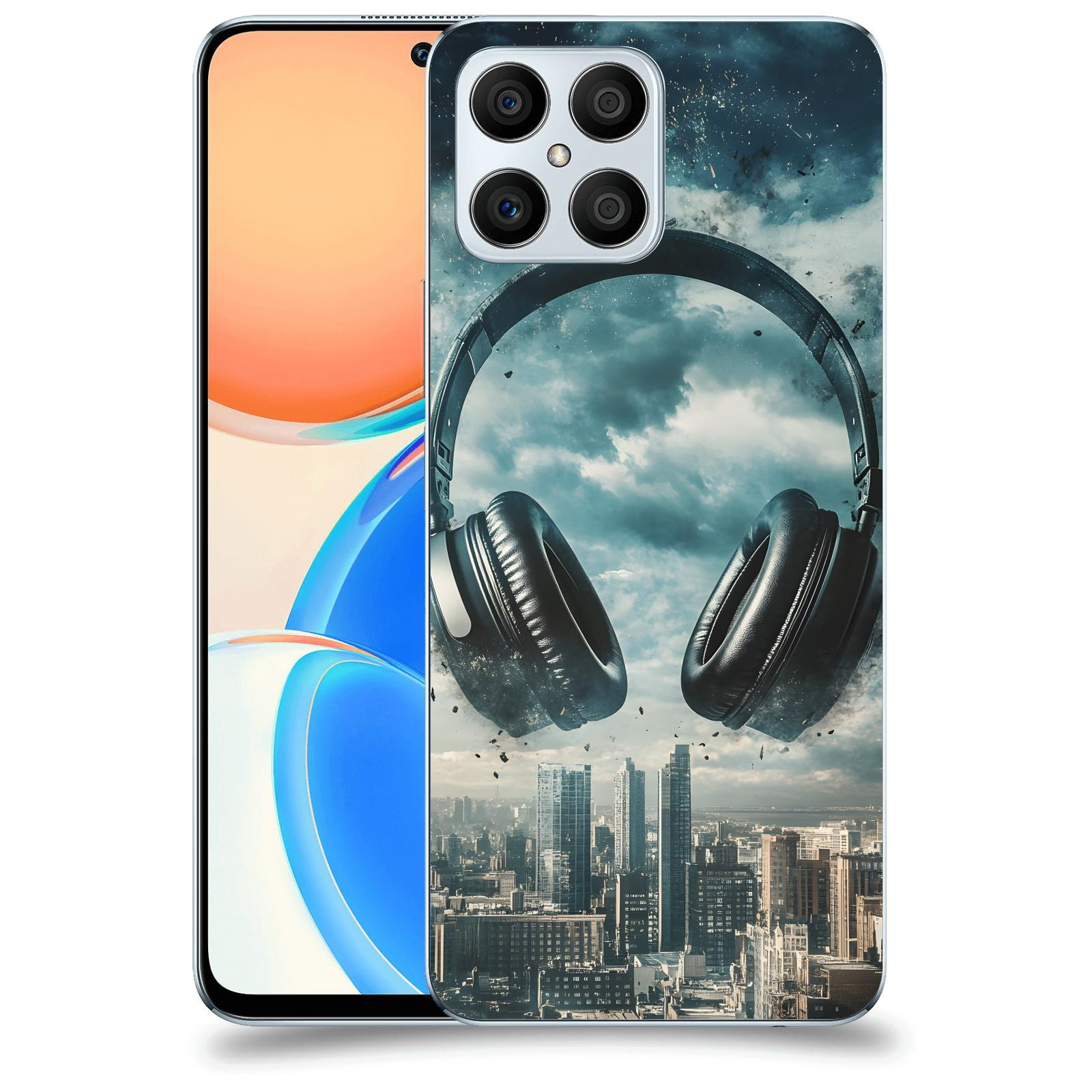 ACOVER Kryt na mobil Honor X8 5G - Sluchátka
