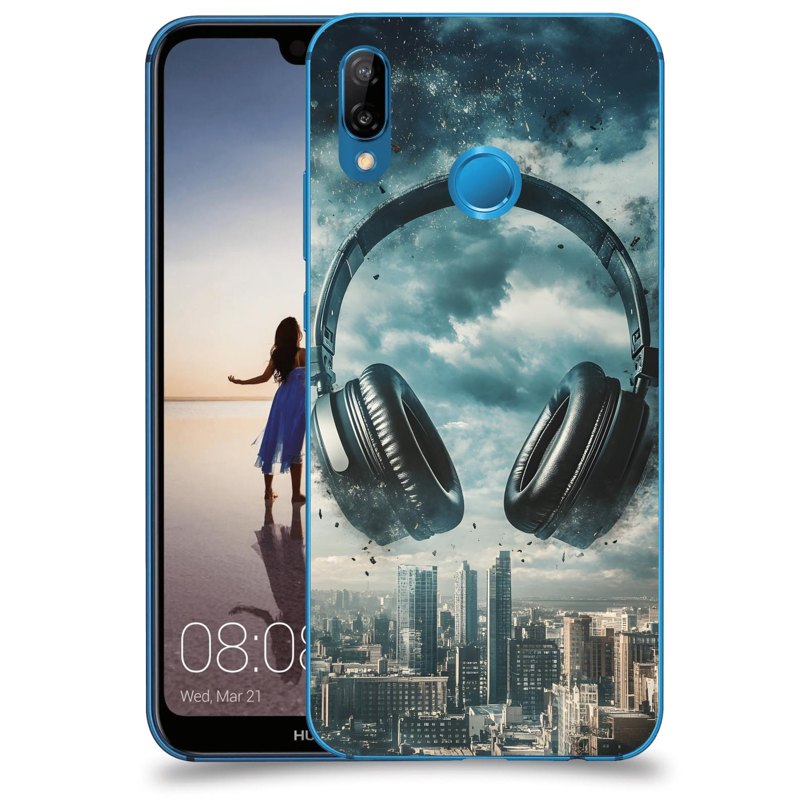 ACOVER Kryt na mobil Huawei P20 Lite - Sluchátka