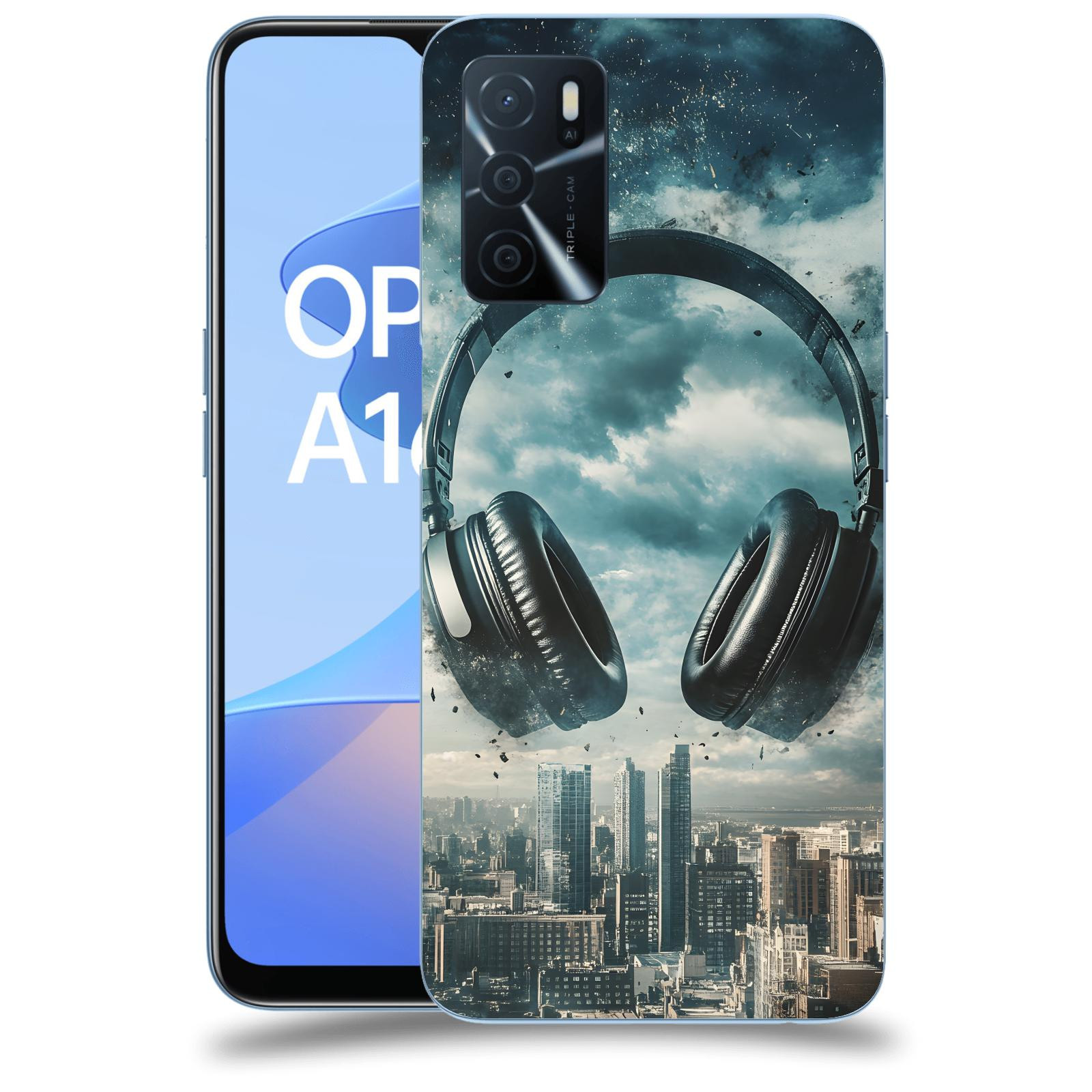 ACOVER Kryt na mobil OPPO A16s - Sluchátka