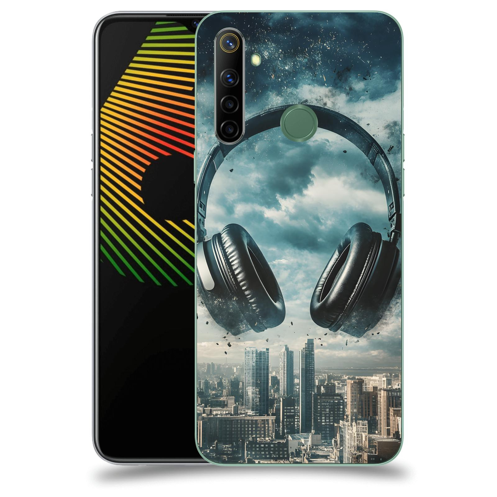 ACOVER Kryt na mobil Realme 6i - Sluchátka