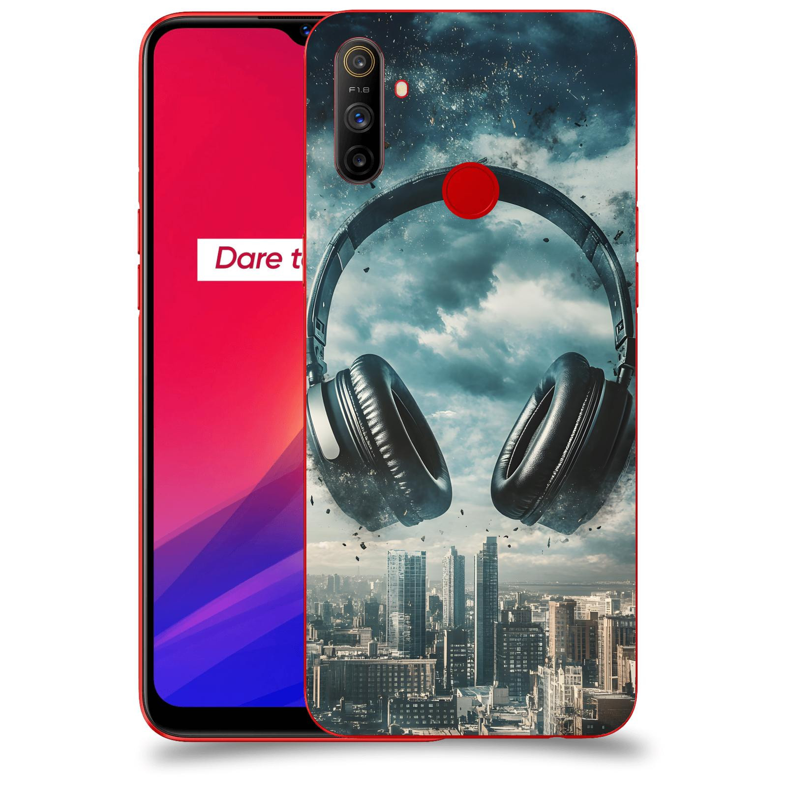 ACOVER Kryt na mobil Realme C3 - Sluchátka