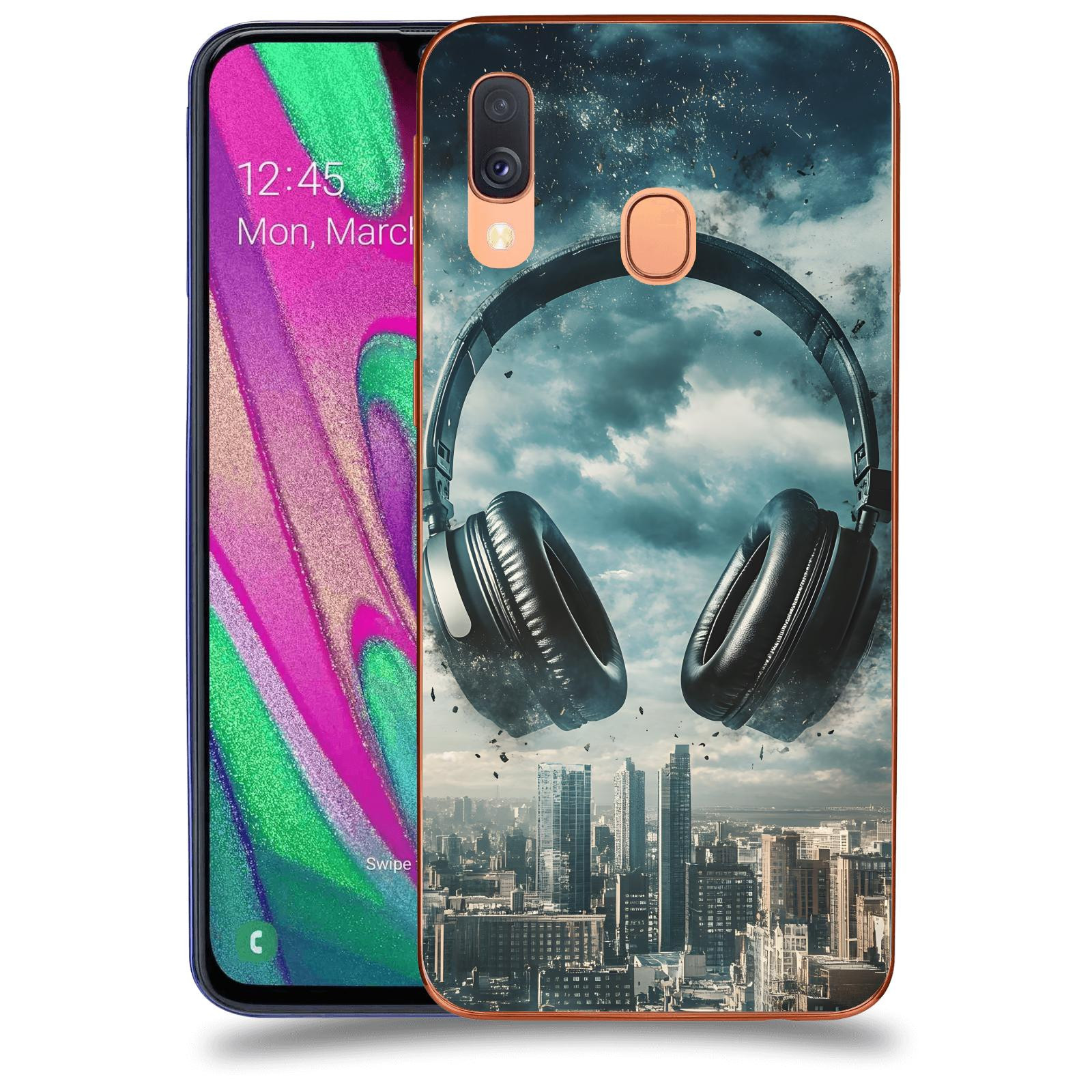 ACOVER Kryt na mobil Samsung Galaxy A40 A405F - Sluchátka