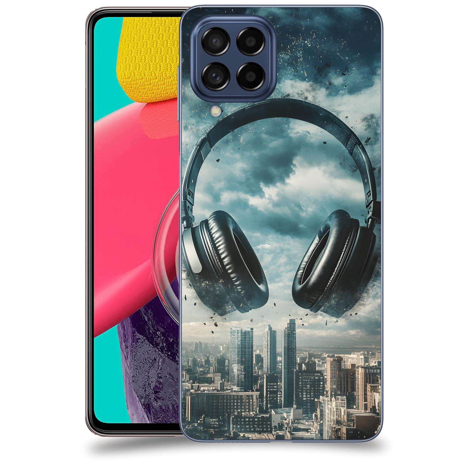 ACOVER Kryt na mobil Samsung Galaxy M53 5G - Sluchátka