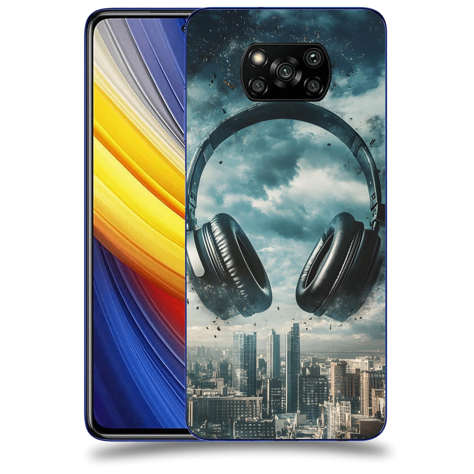 ACOVER Kryt na mobil Xiaomi Poco X3 Pro - Sluchátka