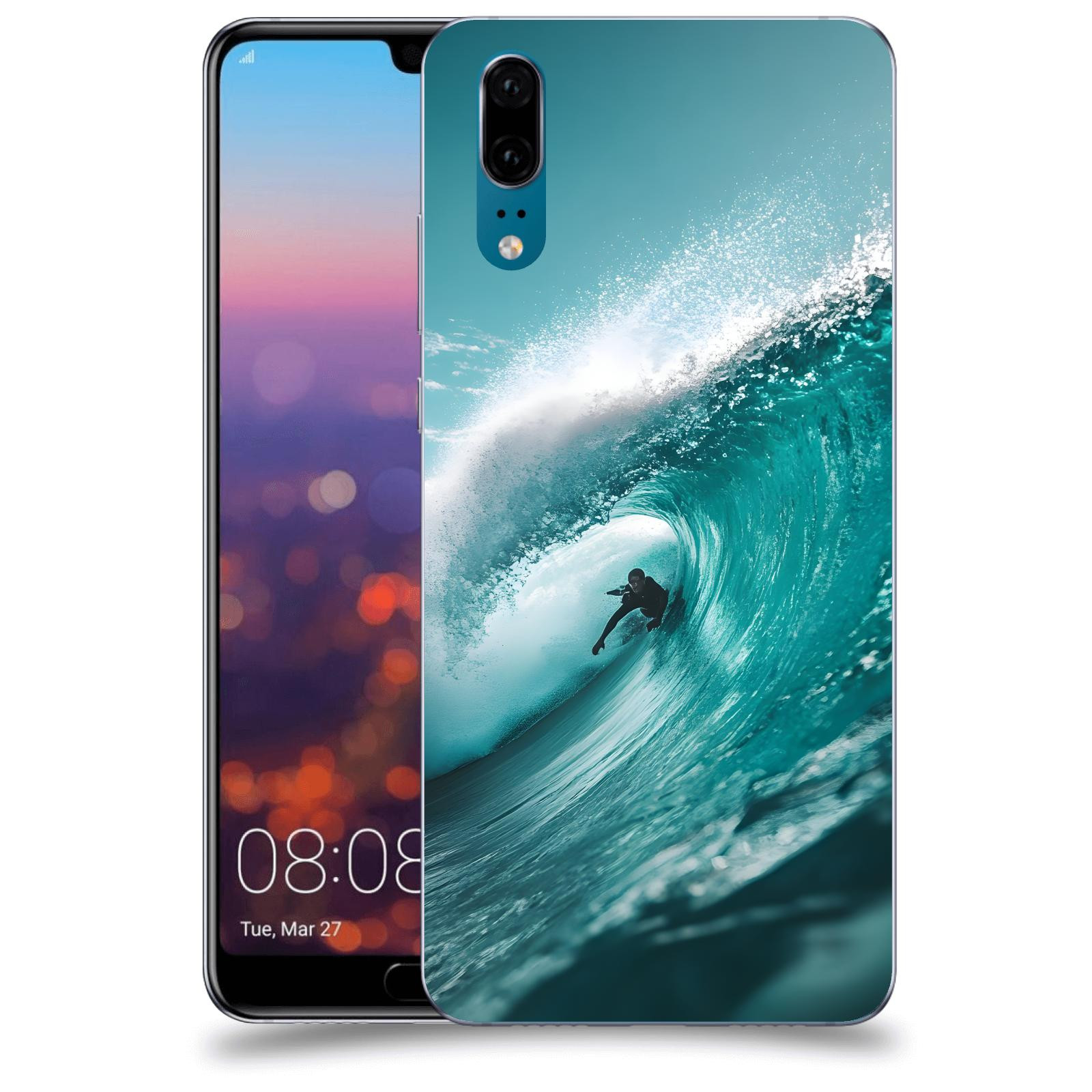 ACOVER Kryt na mobil Huawei P20 - Vlna