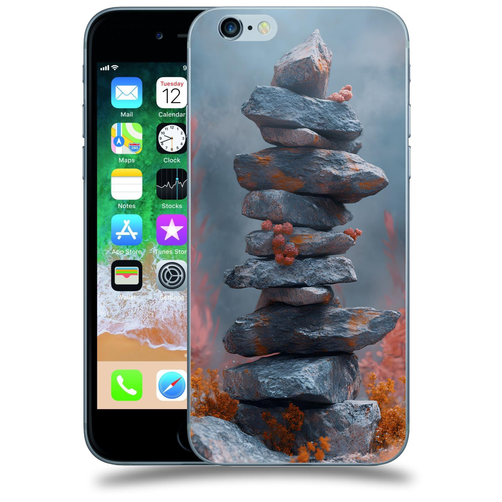 ACOVER Kryt na mobil Apple iPhone 6/6S - Mohyla