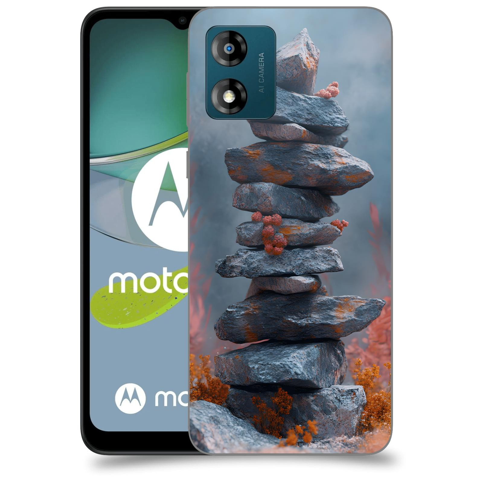 ACOVER Kryt na mobil Motorola Moto E13 - Mohyla