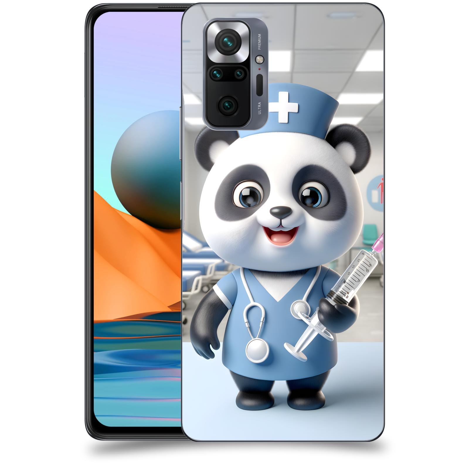 ACOVER Kryt na mobil Xiaomi Redmi Note 10 Pro - Panda doktor 2
