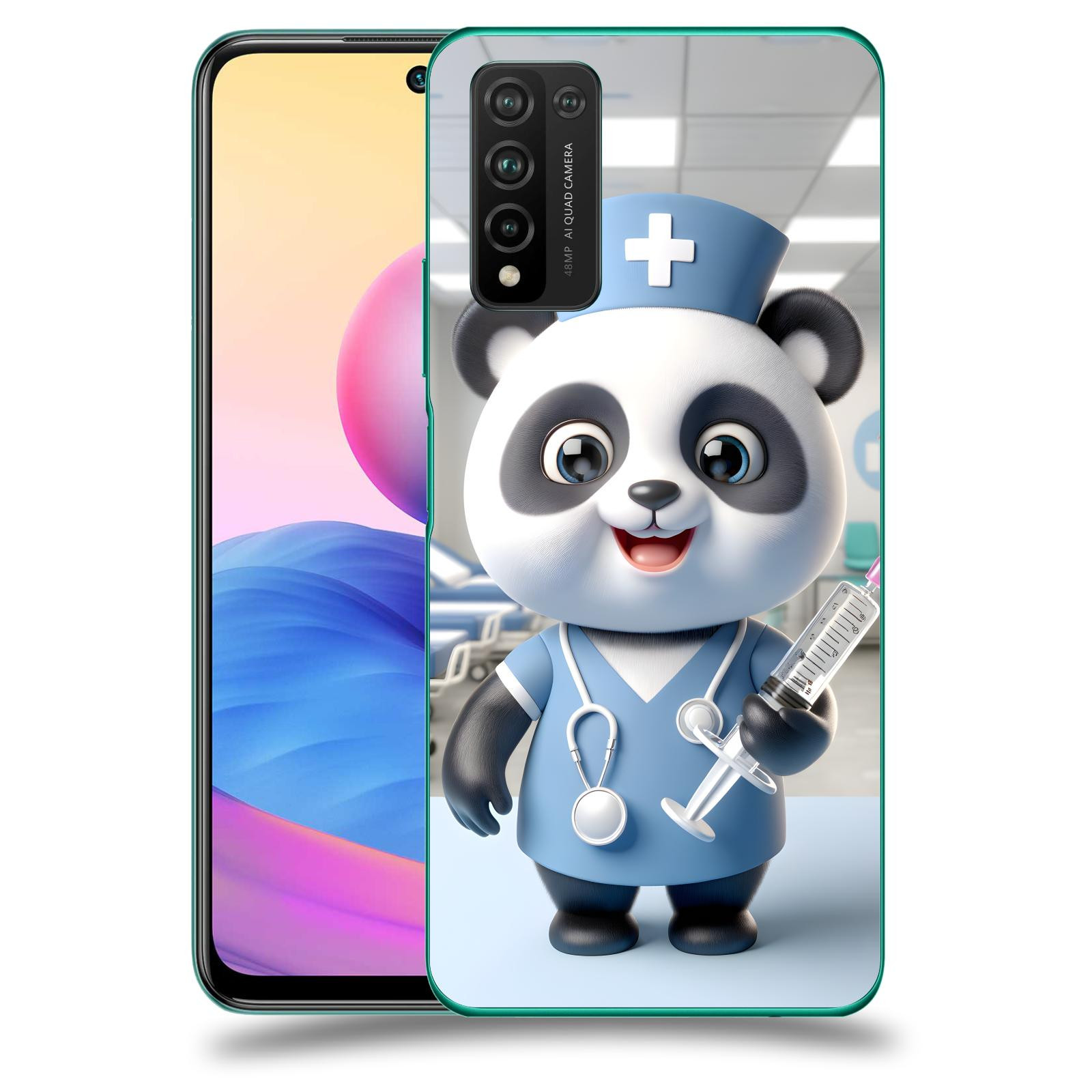 ACOVER Kryt na mobil Honor 10X Lite - Panda doktor 2