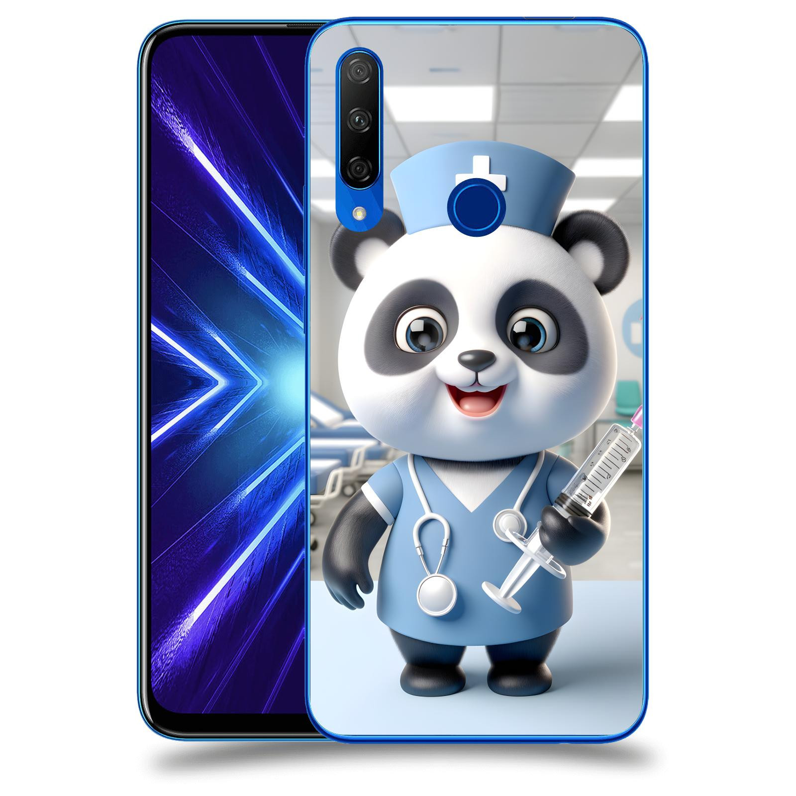 ACOVER Kryt na mobil Honor 9X - Panda doktor 2