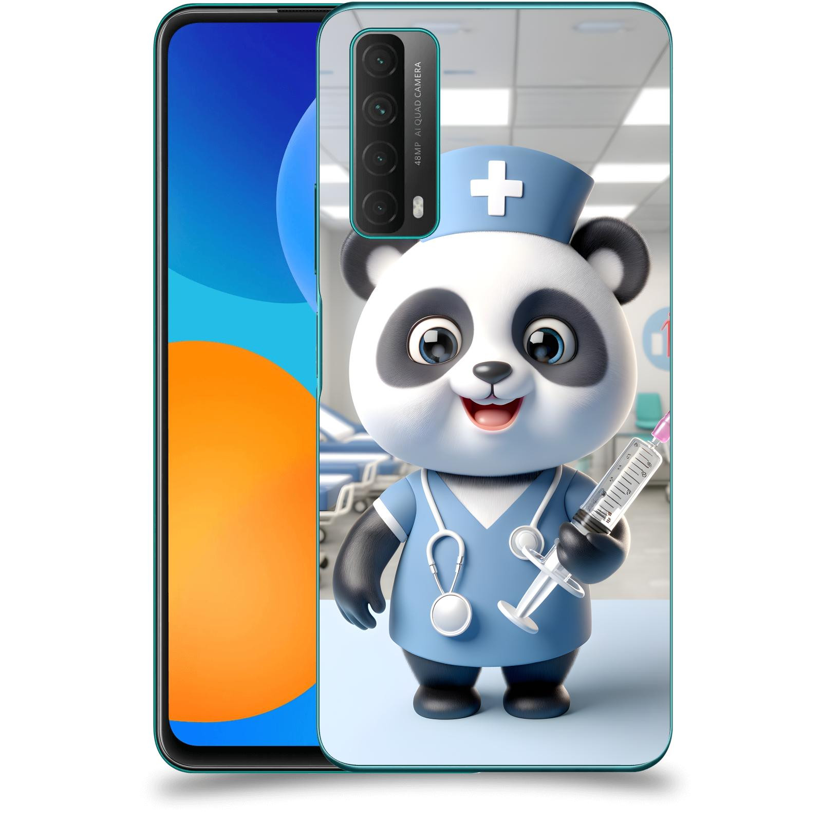 ACOVER Kryt na mobil Huawei P Smart 2021 - Panda doktor 2