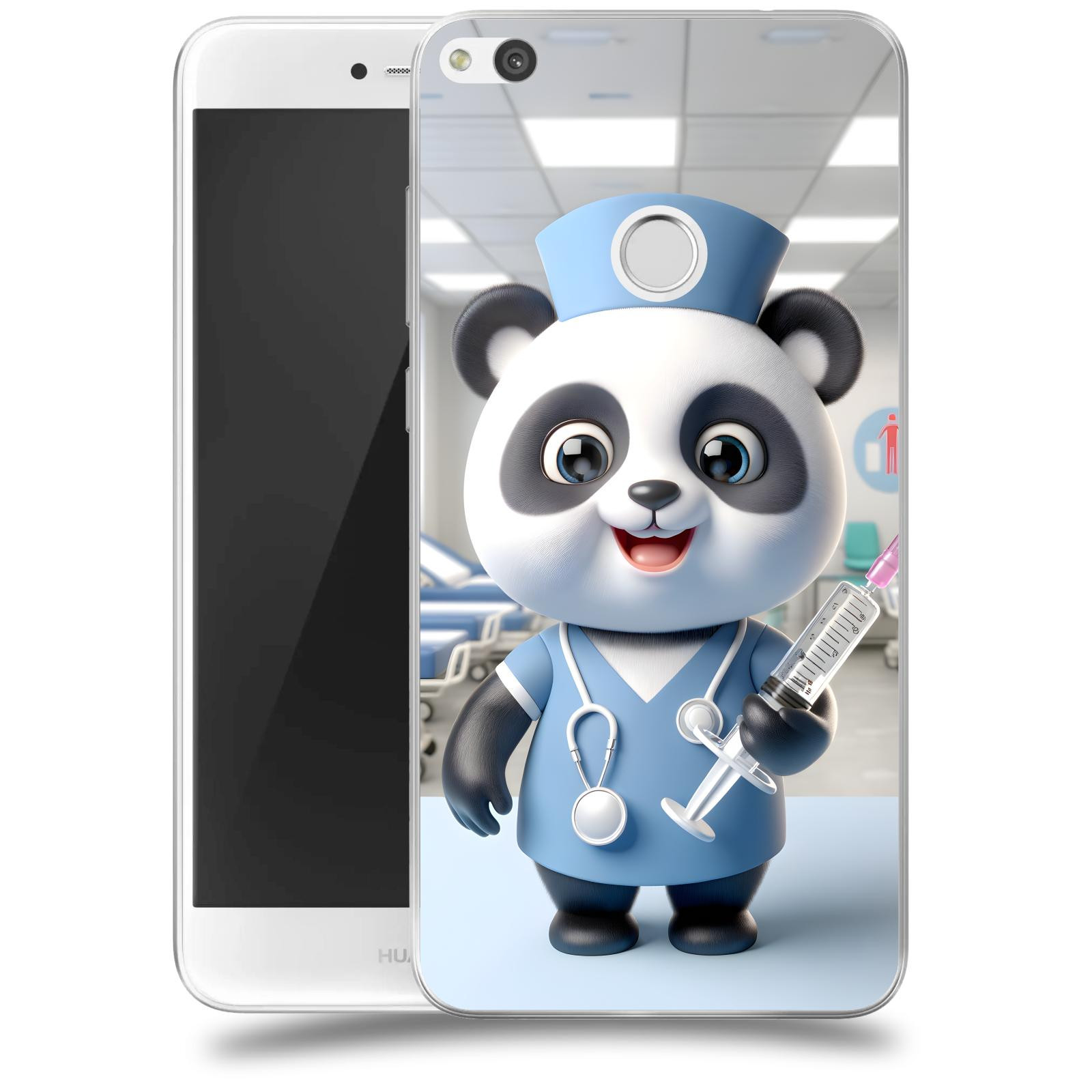 ACOVER Kryt na mobil Huawei P9 Lite 2017 - Panda doktor 2