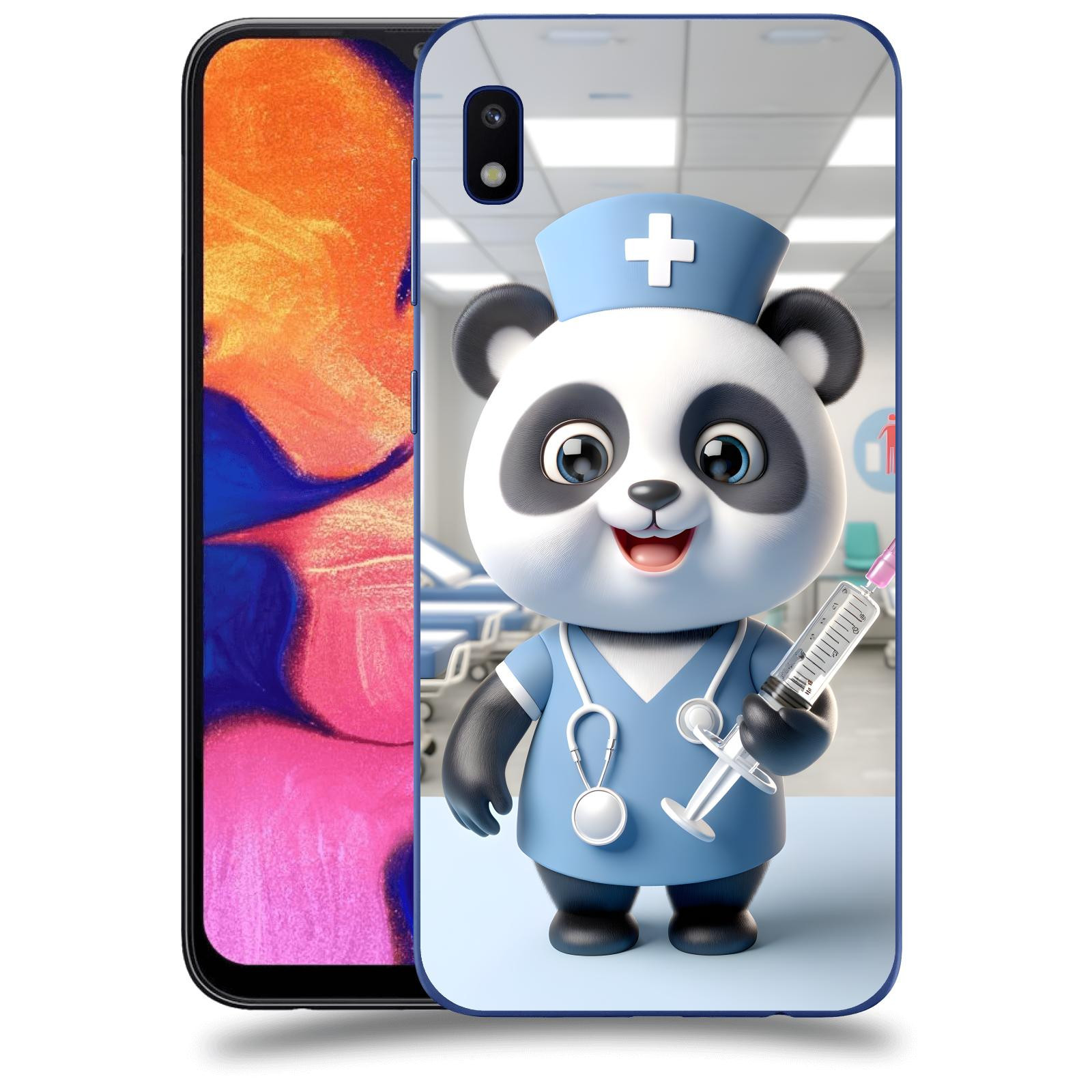 ACOVER Kryt na mobil Samsung Galaxy A10 A105F - Panda doktor 2