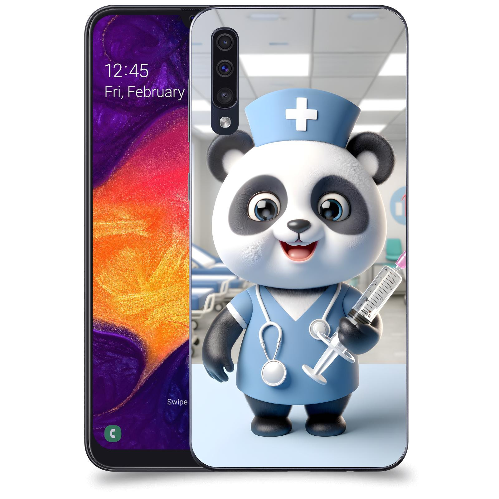 ACOVER Kryt na mobil Samsung Galaxy A50 A505F - Panda doktor 2