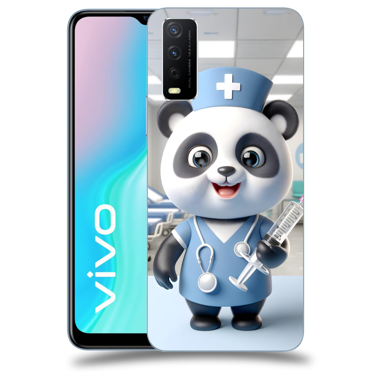 ACOVER Kryt na mobil Vivo Y11s - Panda doktor 2