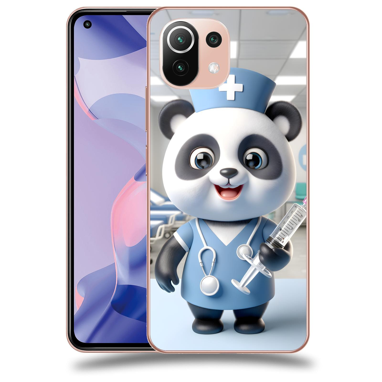 ACOVER Kryt na mobil Xiaomi 11 Lite 5G NE - Panda doktor 2