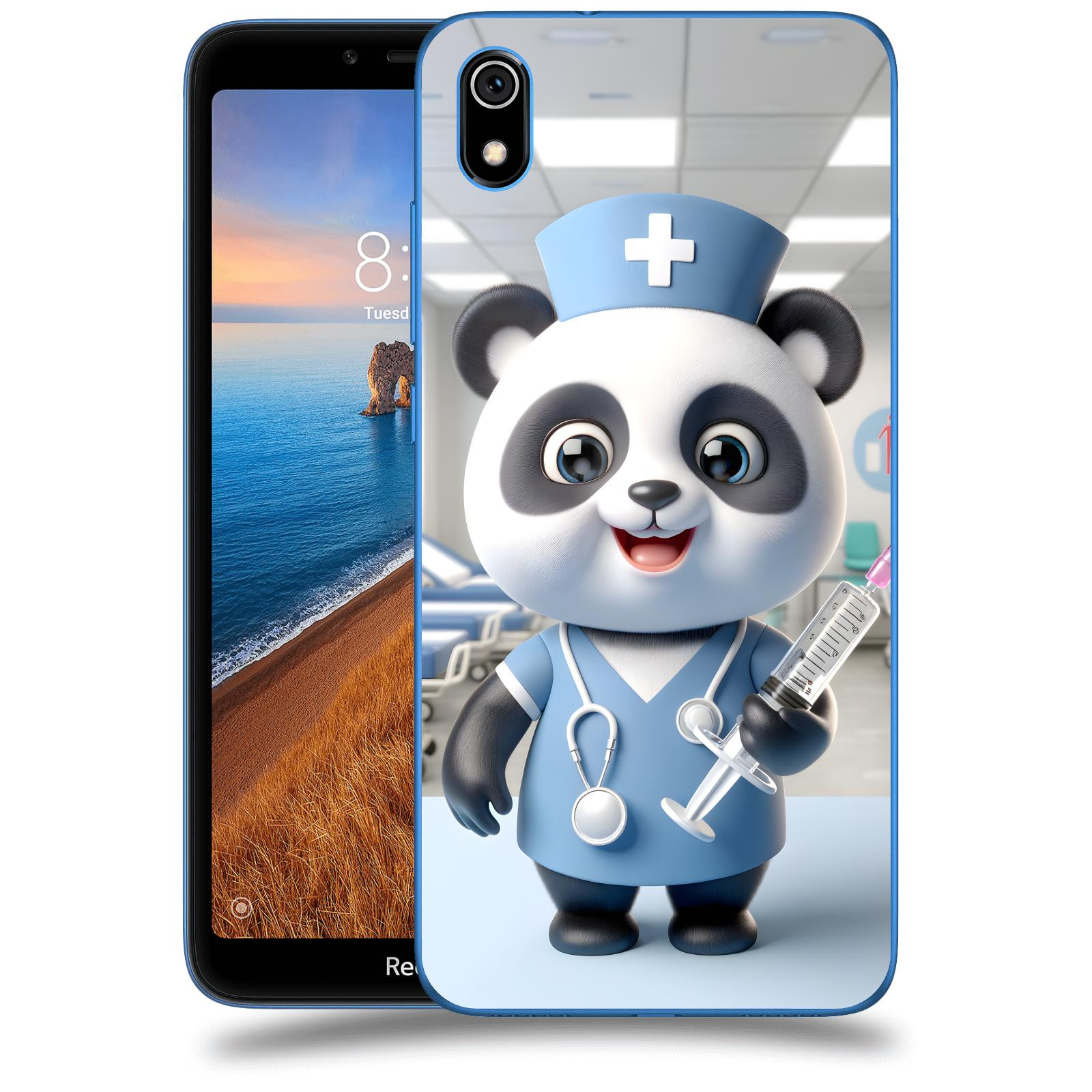 ACOVER Kryt na mobil Xiaomi Redmi 7A - Panda doktor 2