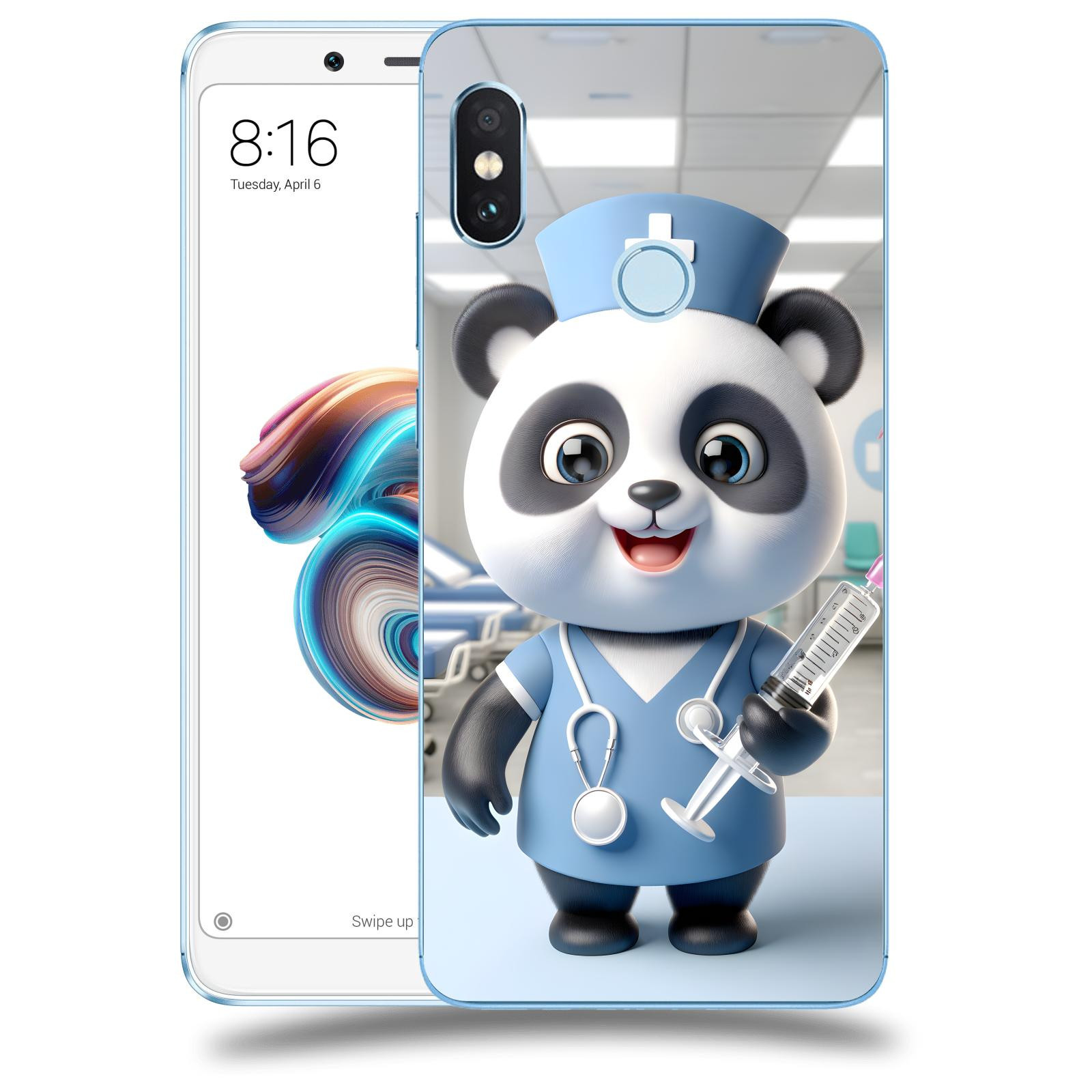 ACOVER Kryt na mobil Xiaomi Redmi Note 5 Global - Panda doktor 2