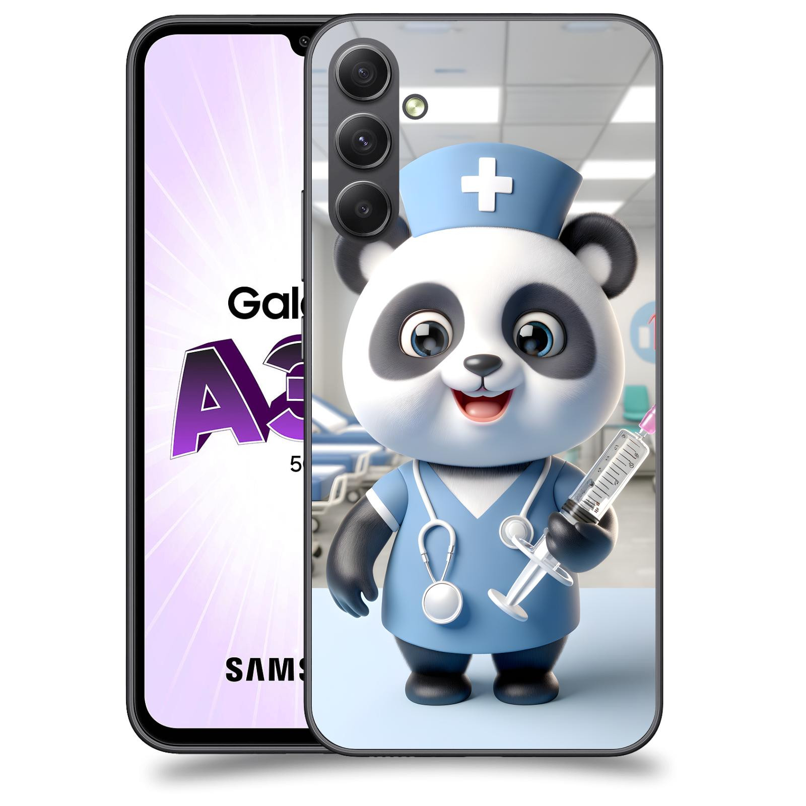 ACOVER Kryt na mobil Samsung Galaxy A34 - Panda doktor 2