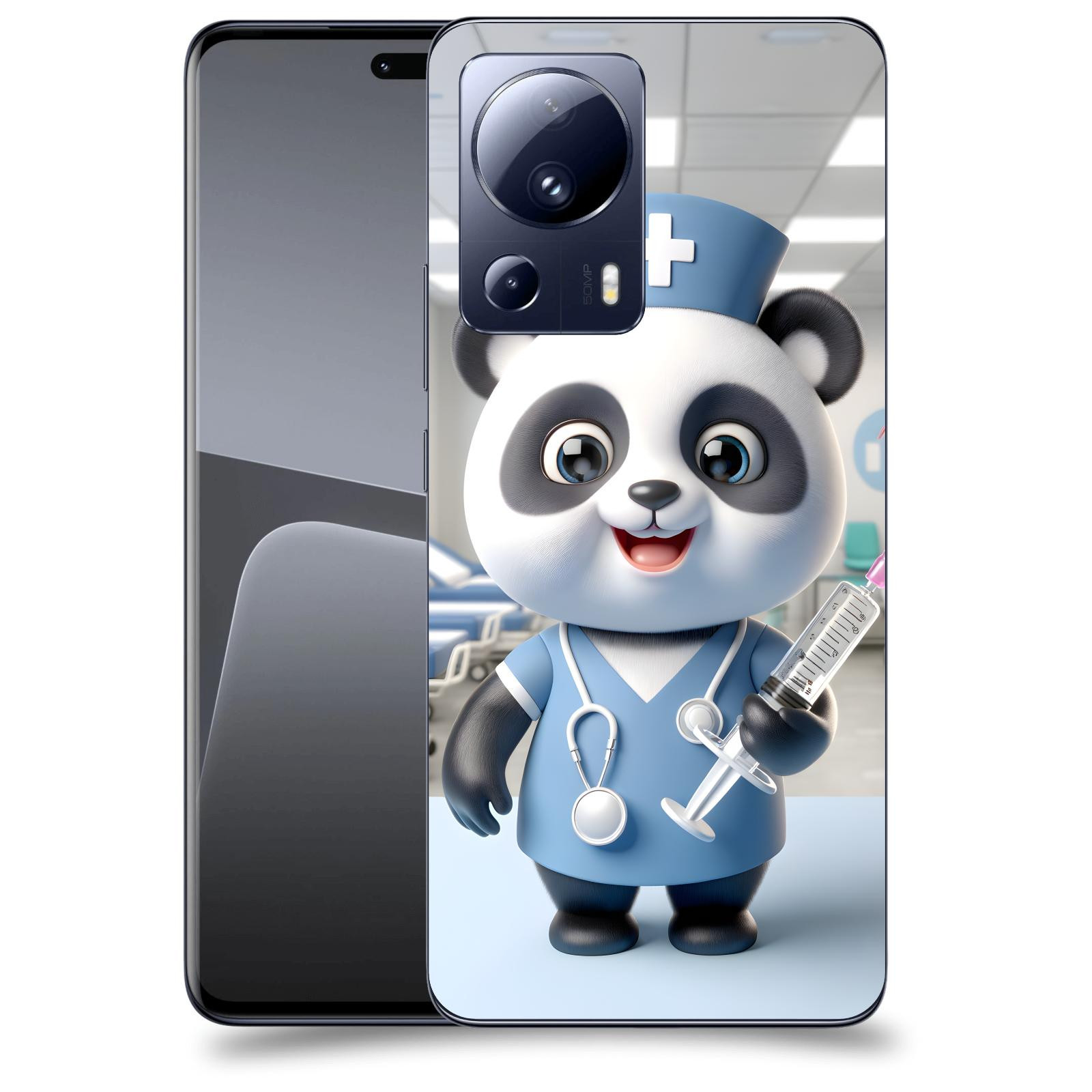 ACOVER Kryt na mobil Xiaomi 13 Lite - Panda doktor 2