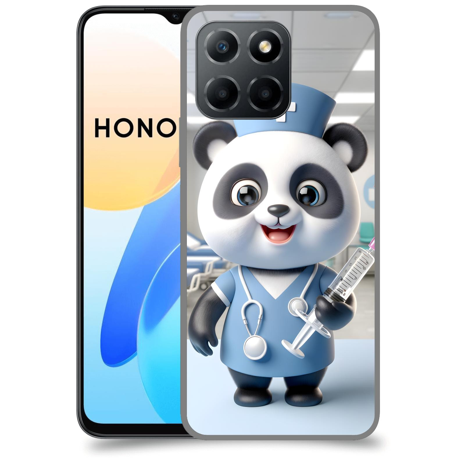 ACOVER Kryt na mobil Honor X8 4G - Panda doktor 2