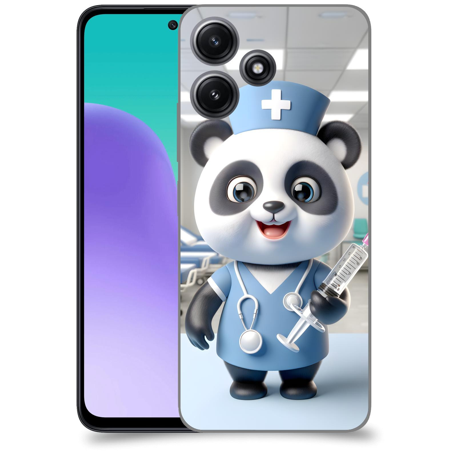 ACOVER Kryt na mobil Xiaomi Redmi 12 5G - Panda doktor 2