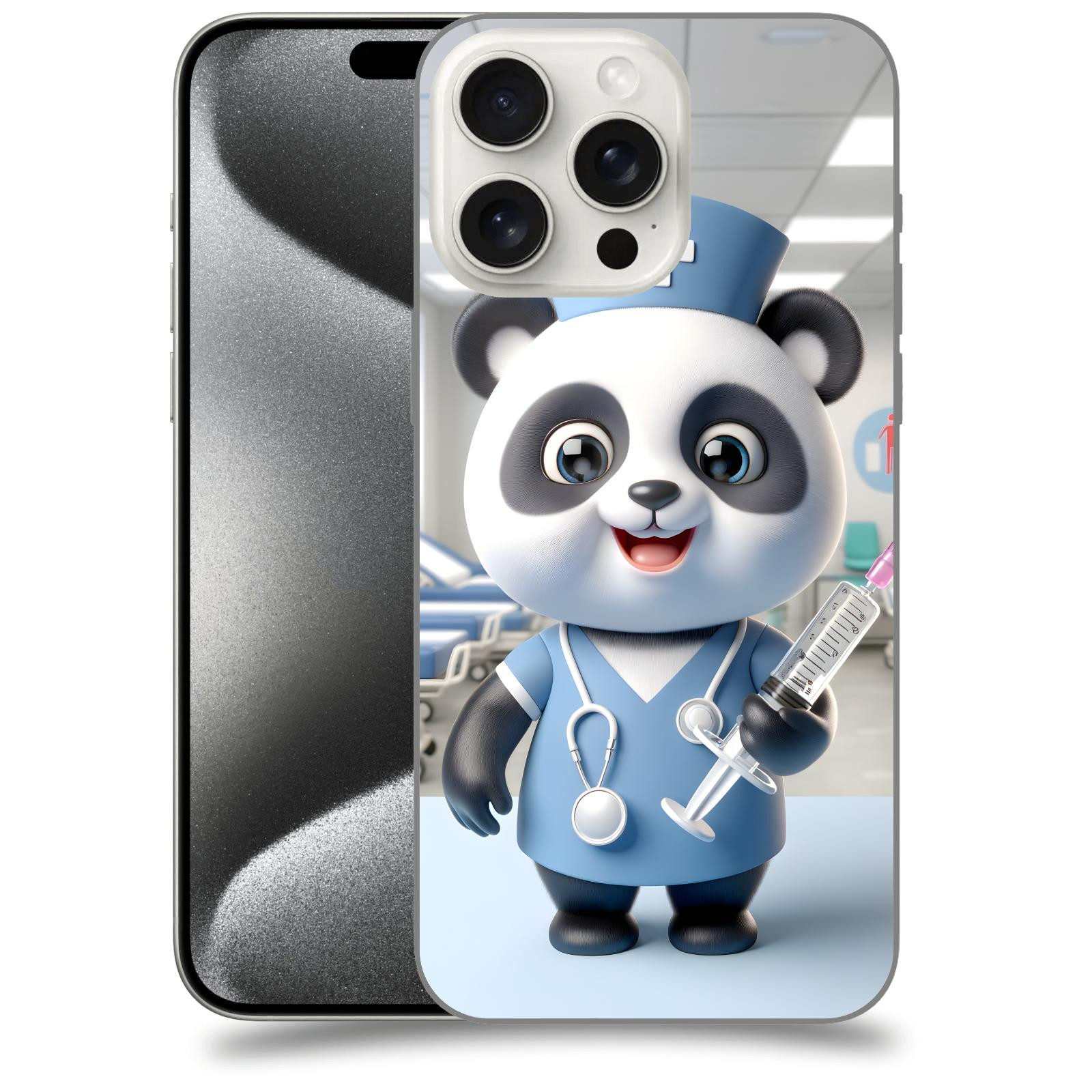 ACOVER Kryt na mobil Apple iPhone 15 pro max - Panda doktor 2
