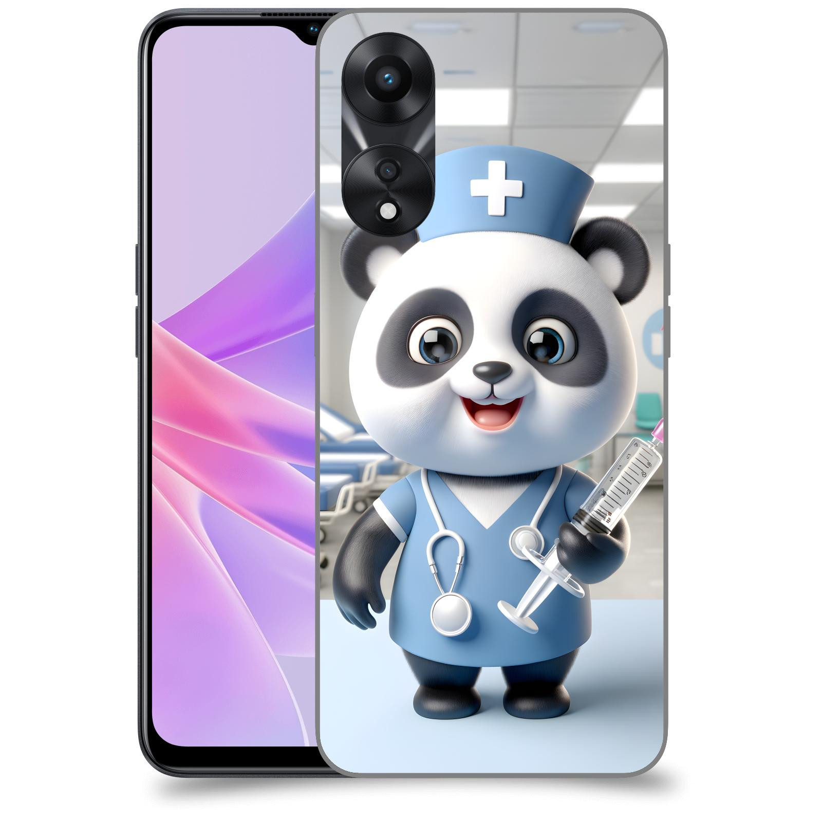 ACOVER Kryt na mobil OPPO A78 5G - Panda doktor 2