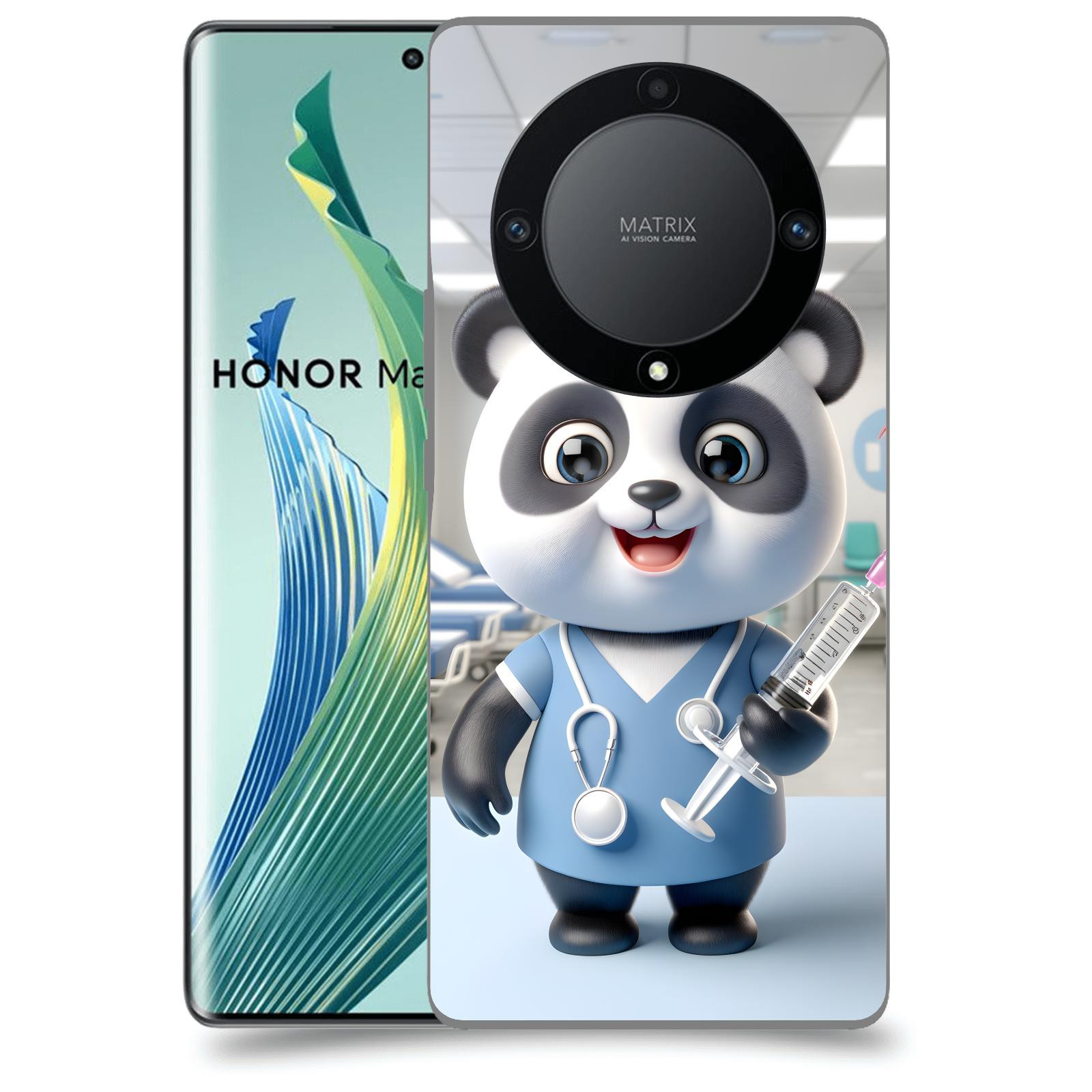 ACOVER Kryt na mobil Honor 90 Lite - Panda doktor 2
