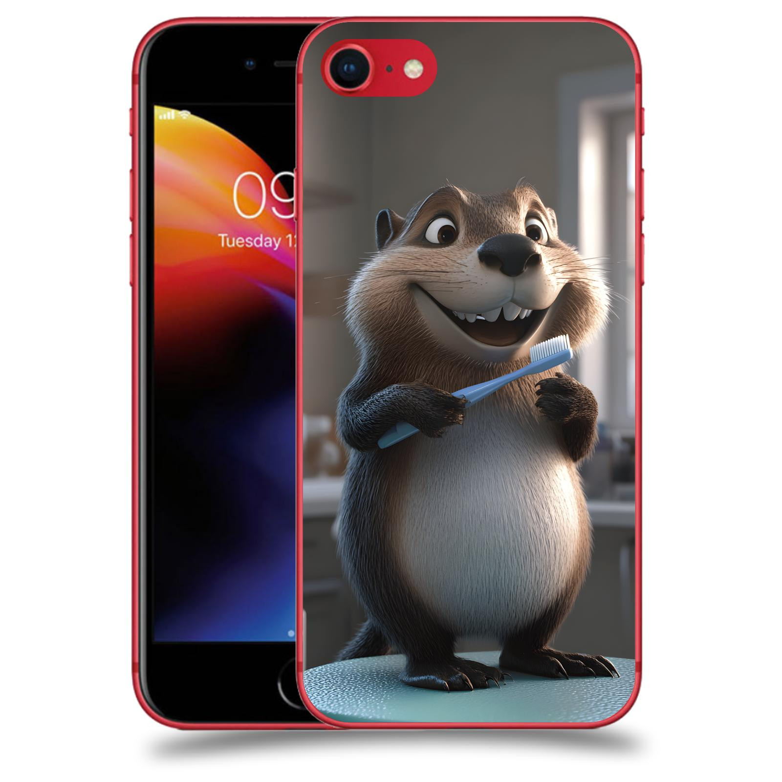 ACOVER Kryt na mobil Apple iPhone 8 - Bobr zubař