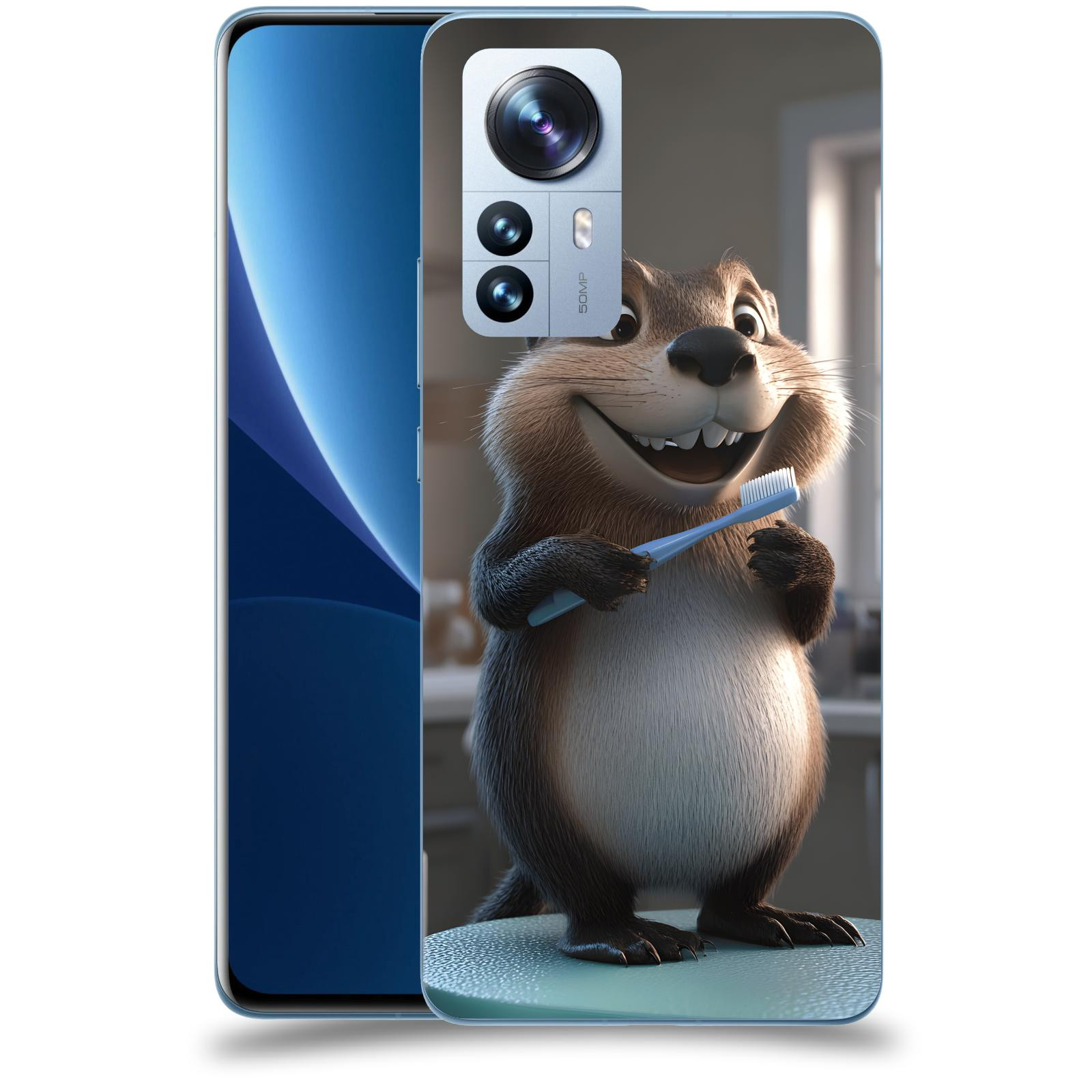 ACOVER Kryt na mobil Xiaomi 12 Pro - Bobr zubař
