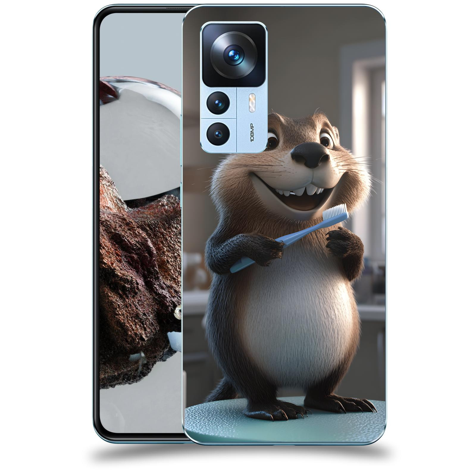 ACOVER Kryt na mobil Xiaomi 12T - Bobr zubař
