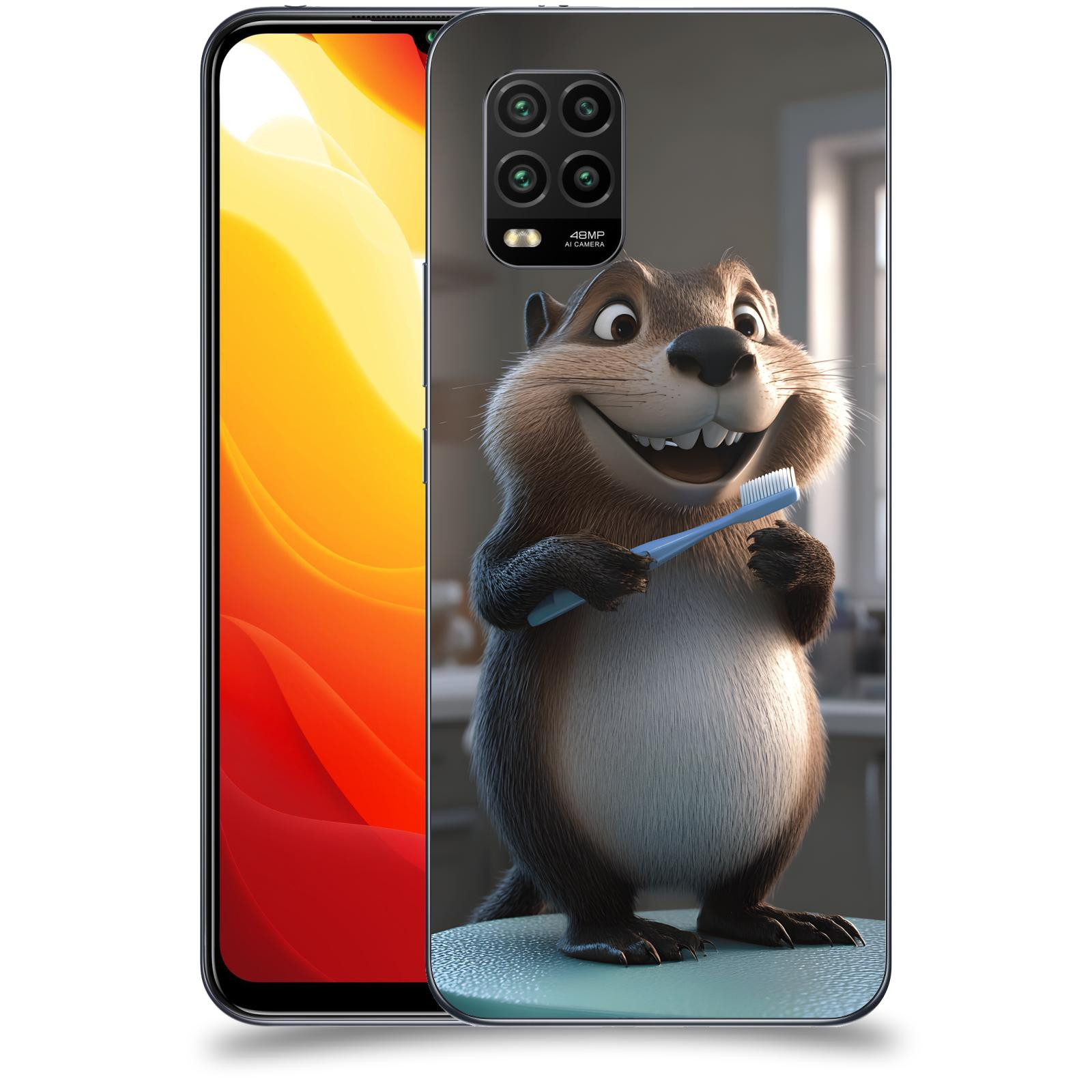 ACOVER Kryt na mobil Xiaomi Mi 10 Lite - Bobr zubař