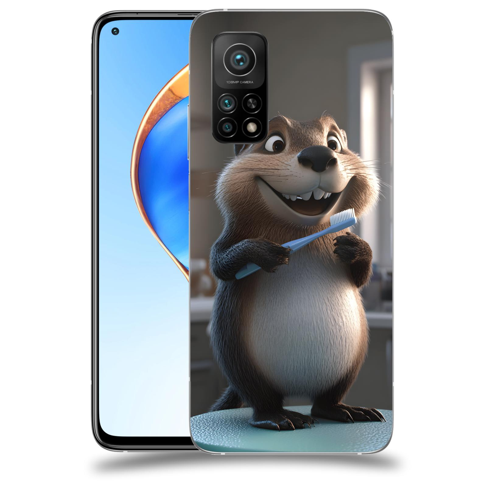 ACOVER Kryt na mobil Xiaomi Mi 10T Pro - Bobr zubař