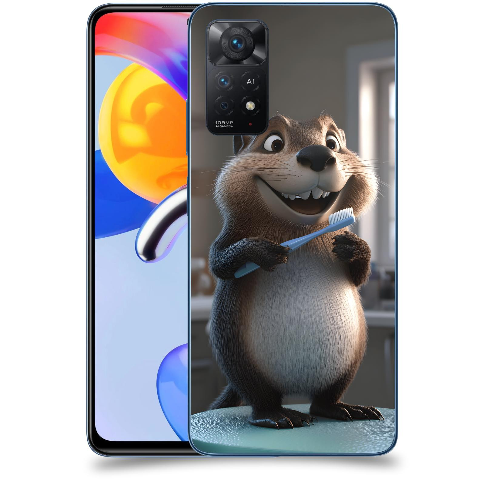 ACOVER Kryt na mobil Xiaomi Redmi Note 11 Pro 5G - Bobr zubař