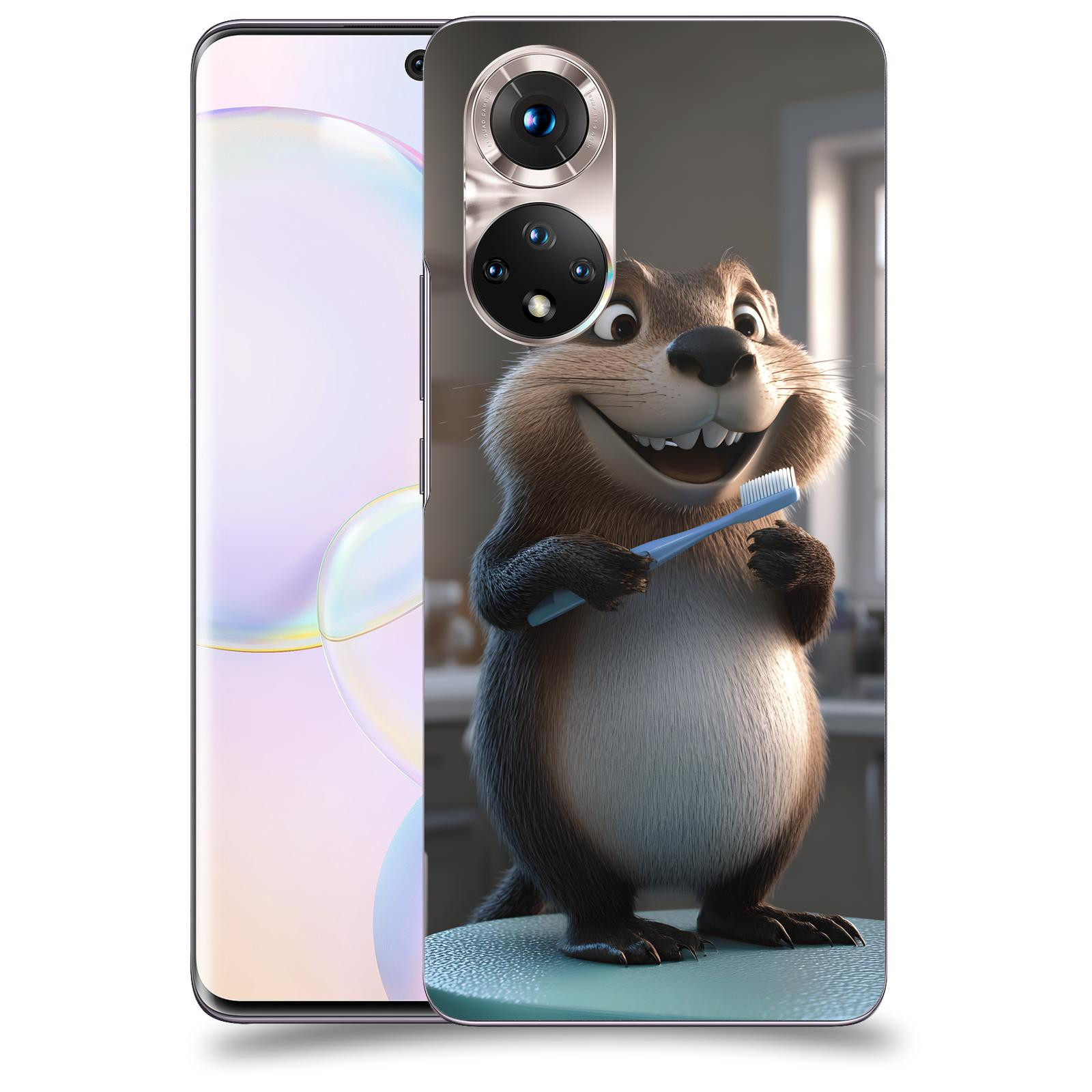 ACOVER Kryt na mobil Honor 50 5G - Bobr zubař