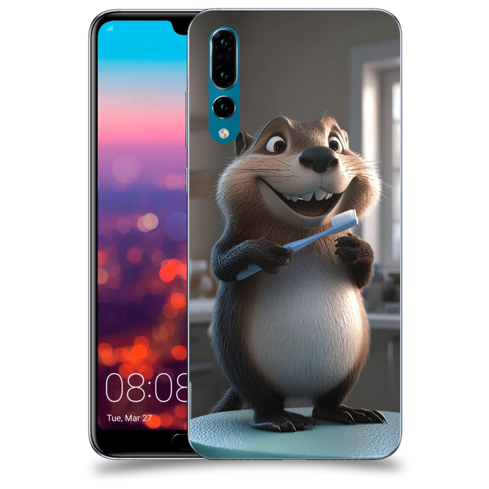 ACOVER Kryt na mobil Huawei P20 Pro - Bobr zubař