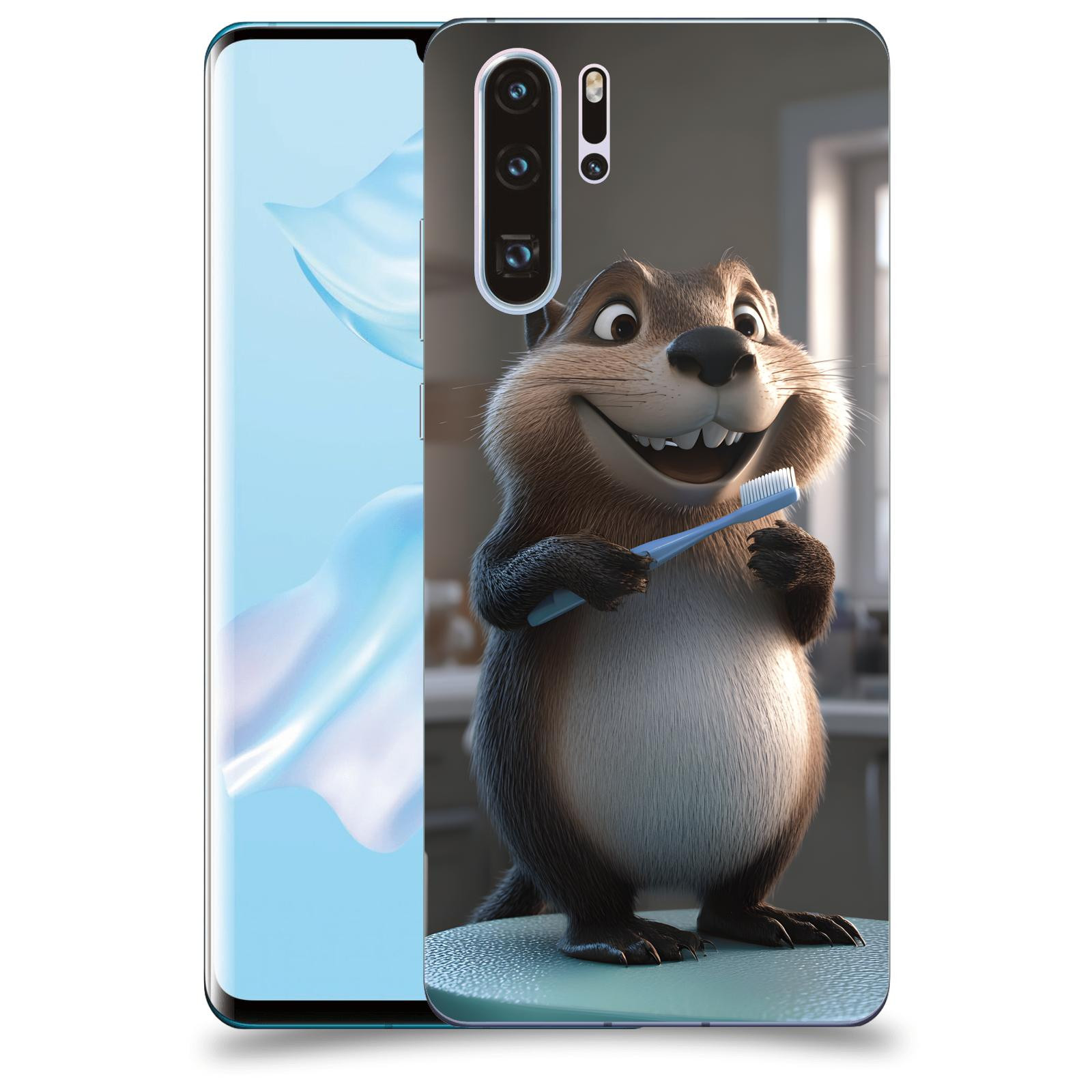 ACOVER Kryt na mobil Huawei P30 - Bobr zubař
