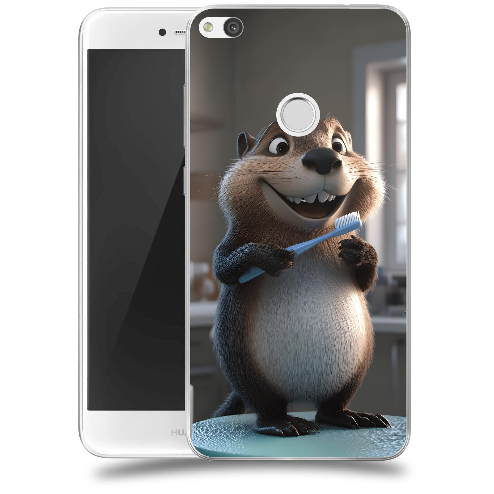 ACOVER Kryt na mobil Huawei P9 Lite 2017 - Bobr zubař