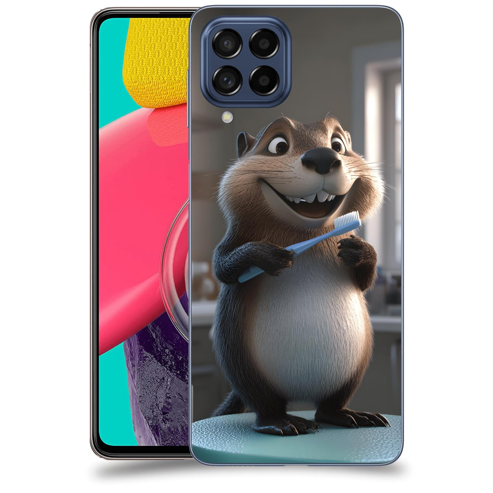 ACOVER Kryt na mobil Samsung Galaxy M53 5G - Bobr zubař