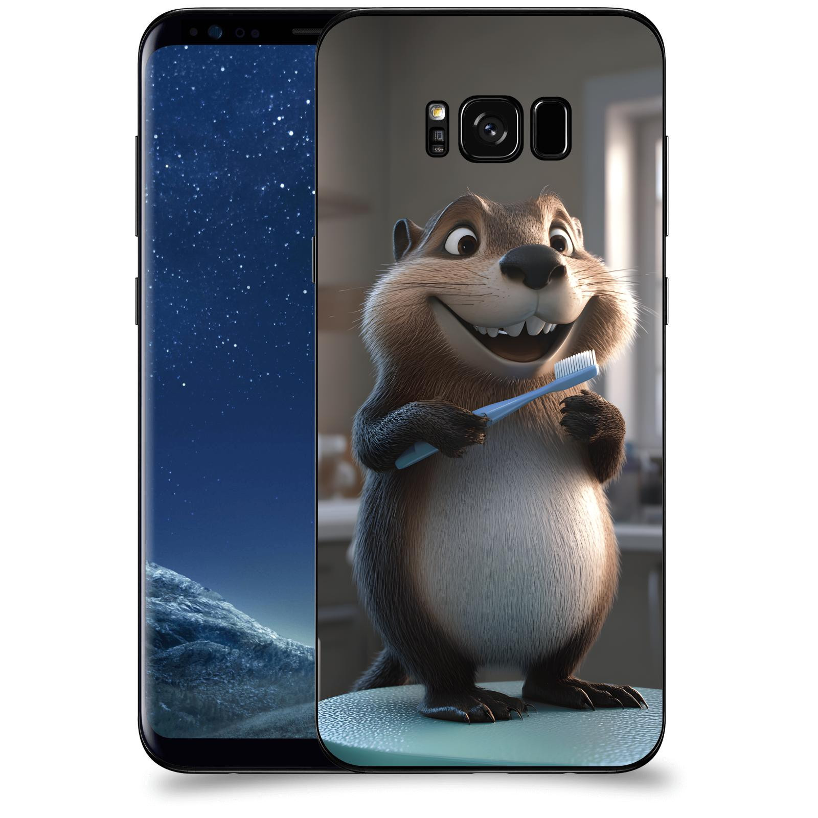 ACOVER Kryt na mobil Samsung Galaxy S8+ G955F - Bobr zubař