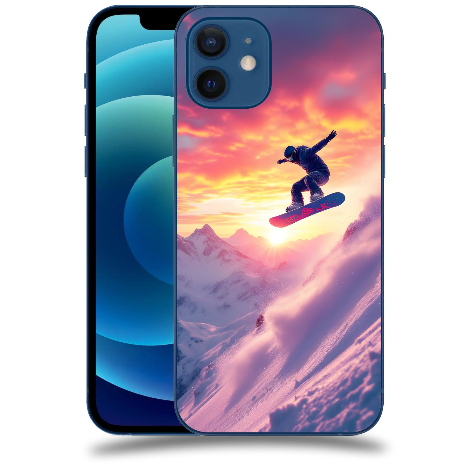ACOVER Kryt na mobil Apple iPhone 12 - Snowboard