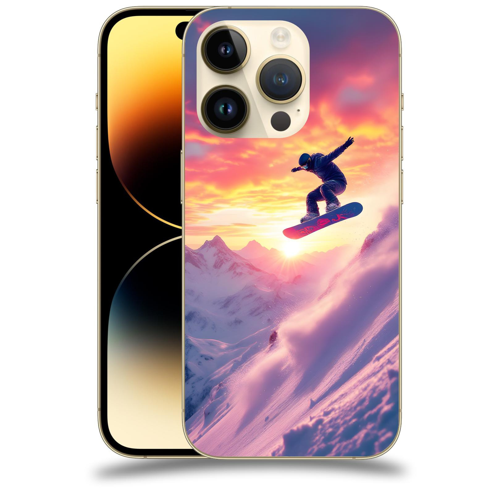 ACOVER Kryt na mobil Apple iPhone 14 Pro - Snowboard
