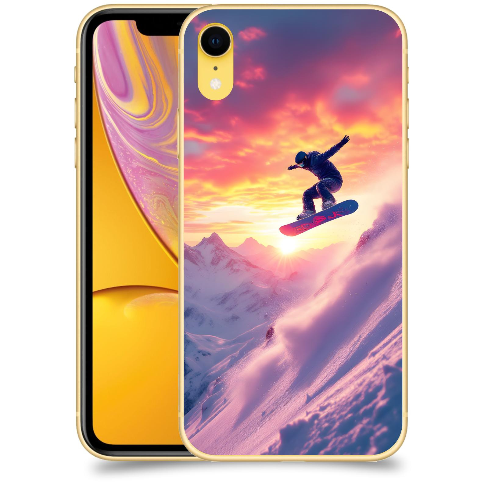 ACOVER Kryt na mobil Apple iPhone XR - Snowboard