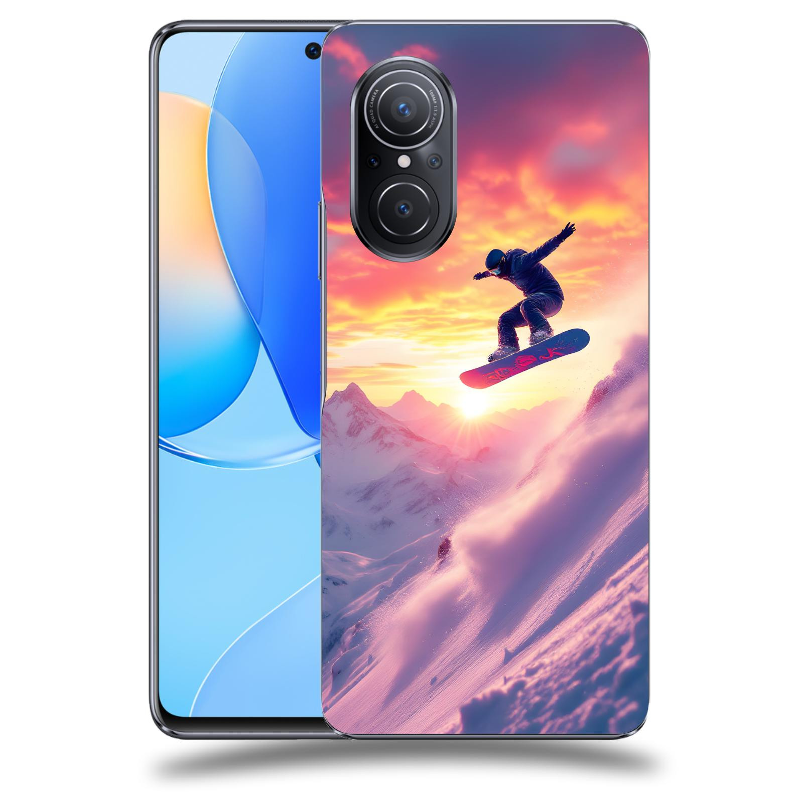 ACOVER Kryt na mobil Huawei Nova 9 SE - Snowboard