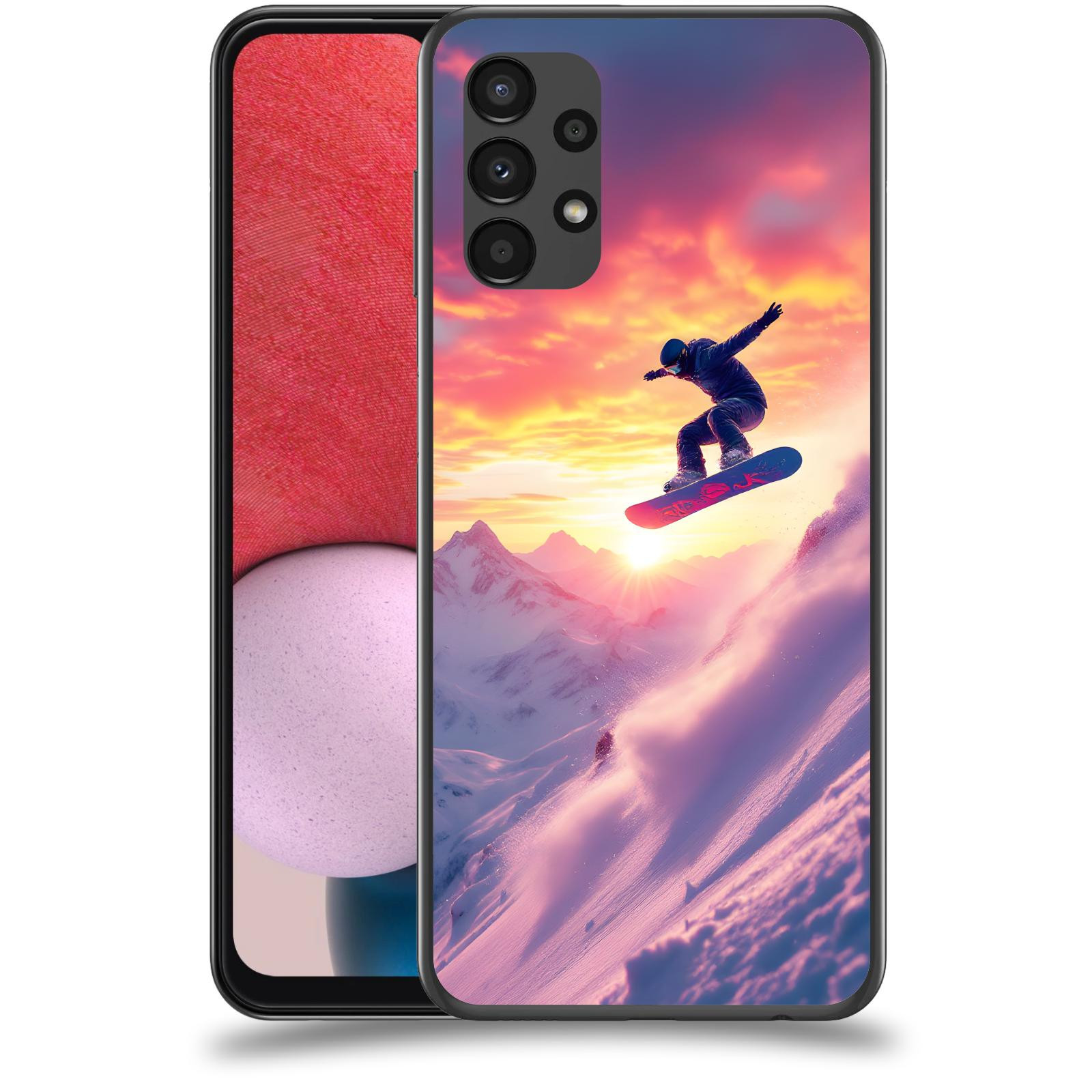ACOVER Kryt na mobil Samsung Galaxy A13 4G A135 - Snowboard